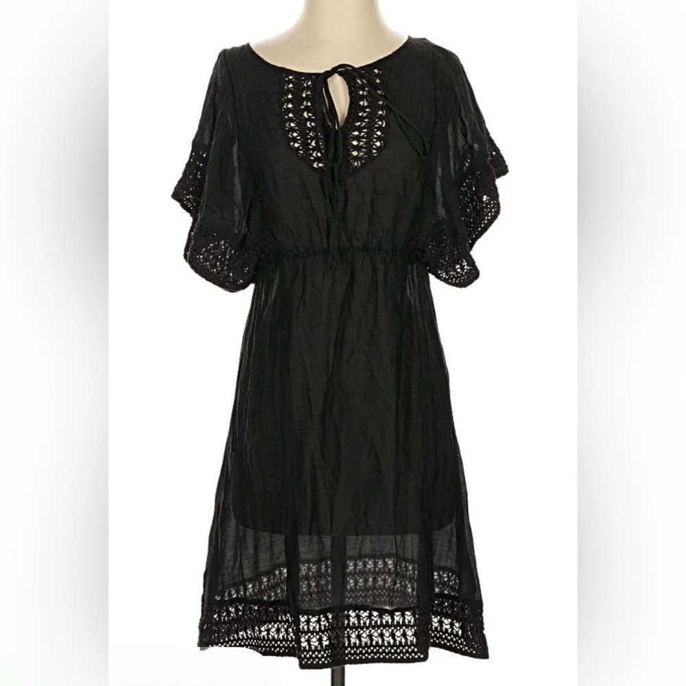 HD In Paris black swim cover up, size 6